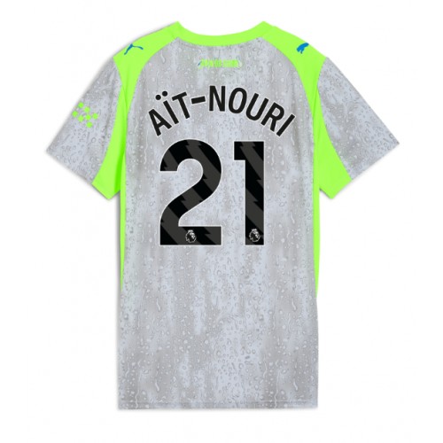 Lacne Ženy Futbalové dres Manchester City Rayan Ait-Nouri #21 2025-26 Krátky Rukáv - Tretina